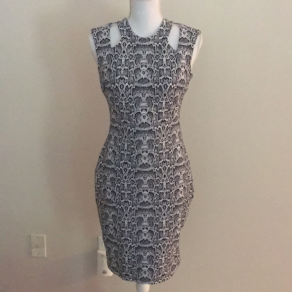 CACHE’ Snakeskin sprint Sheath Dress - Picture 1 of 6